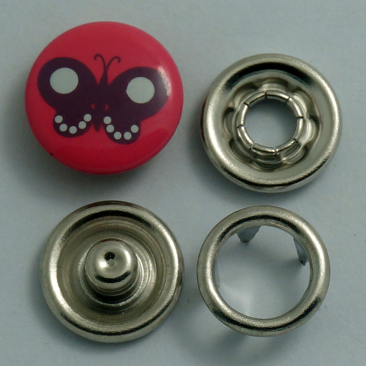 纯铜空心五爪扣按扣摁扣婴儿宝宝哈衣爬爬装连体衣金属暗扣四合扣