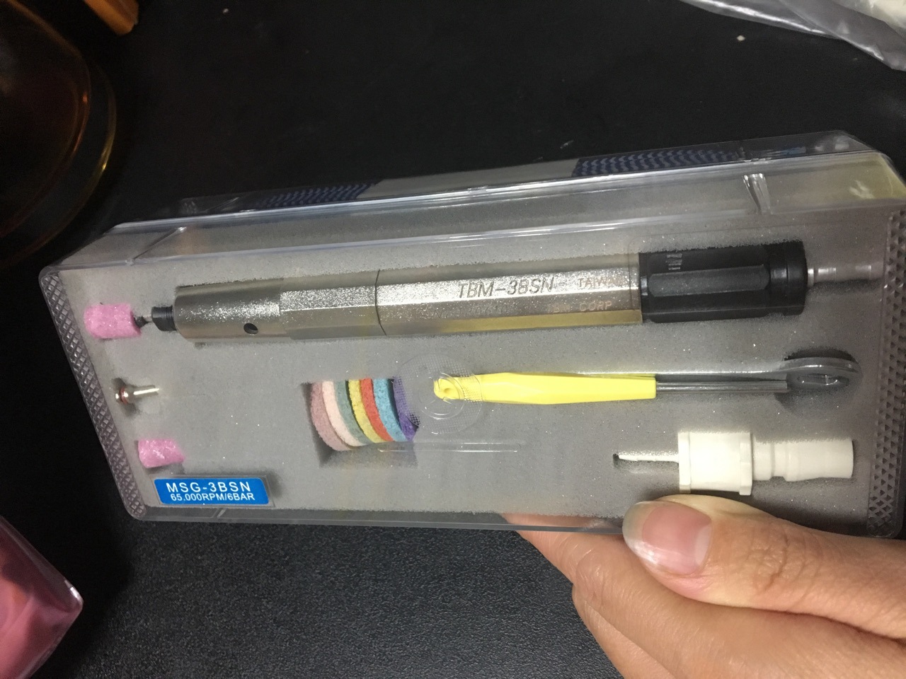 原装台湾铁保姆3bsn直形风磨笔3厘直式磨头抛光机刻磨笔