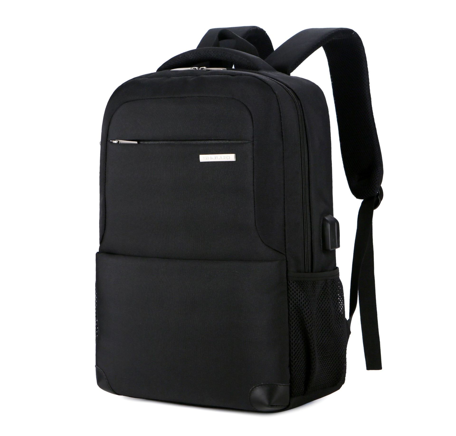 礼品定制logo15寸防水尼龙牛津布商务双肩电脑包 奔驰背包 双肩包