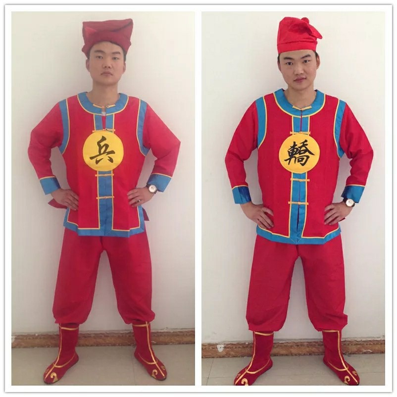 中式婚礼服装轿夫