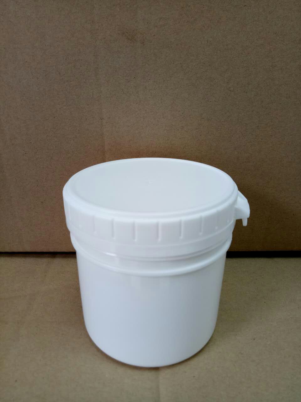 塑料桶-500克白色易拉胶罐0.5l白色样品罐0.