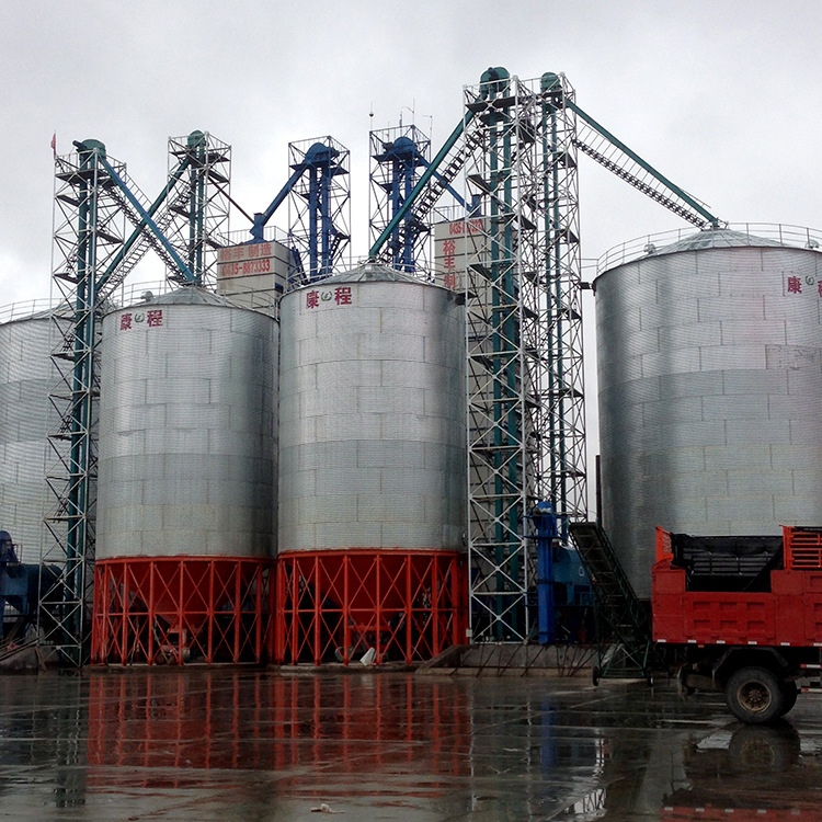 新型粮食立筒仓 储存小麦大豆高粱储粮仓 热镀锌板材质