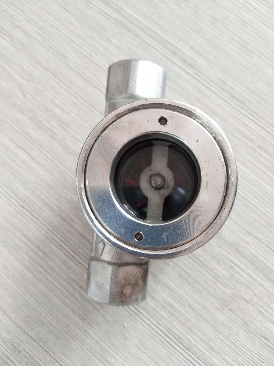 内螺纹管道视镜 偏心带叶轮水流指示器 浮球视镜 304管道视窗