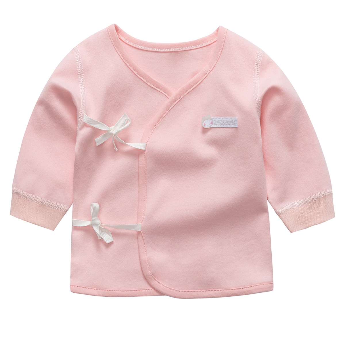 维智美春秋婴儿衣服 新生儿纯棉和尚服0-3月婴儿纯棉内衣套两件套