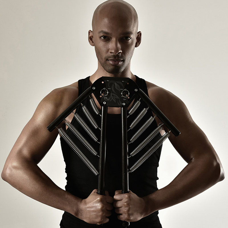 臂力器多功能拉力套装速臂器可调305060公斤胸肌训练臂肌健身器材