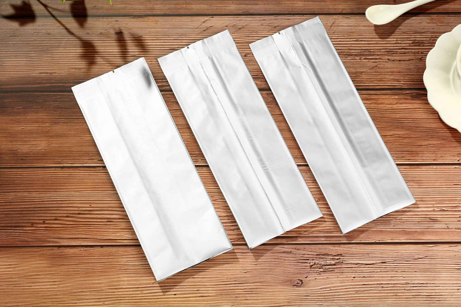 现货纯铝箔风琴袋粉末咖啡茶叶中封平口袋真空密封袋食品包装袋