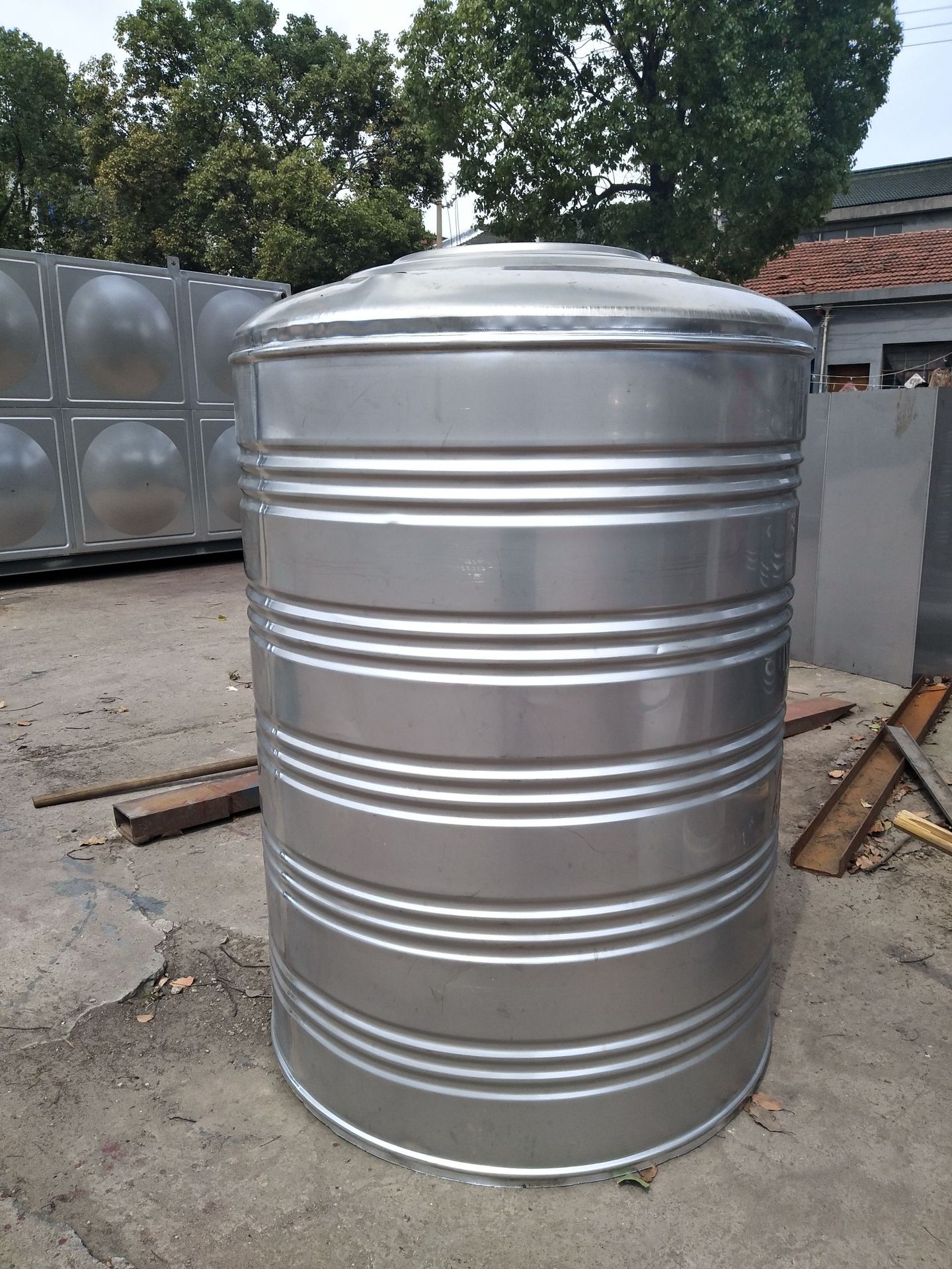 浙江不锈钢方形生活水箱 家用型圆形不锈钢保温水箱 双层保温蓄热