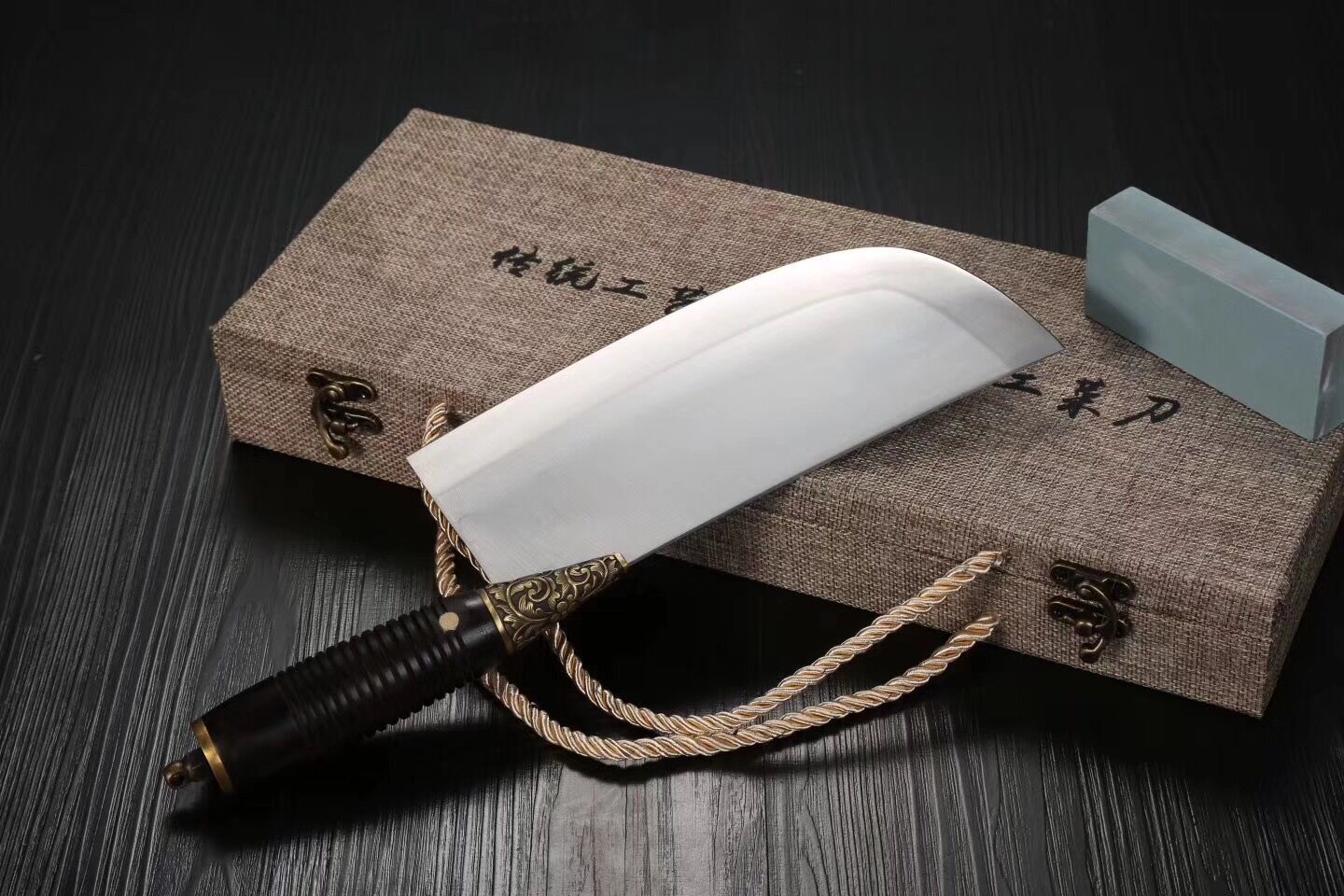 龙泉菜刀家用古法工艺锻不锈钢斩切菜刀切片刀厨房菜刀厨师刀