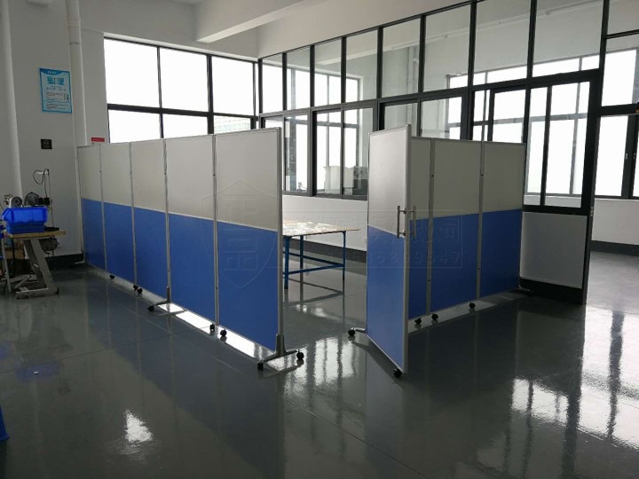 办公室隔断仓库移动屏风高隔断车间活动隔墙带轮可折叠屏风隔墙板