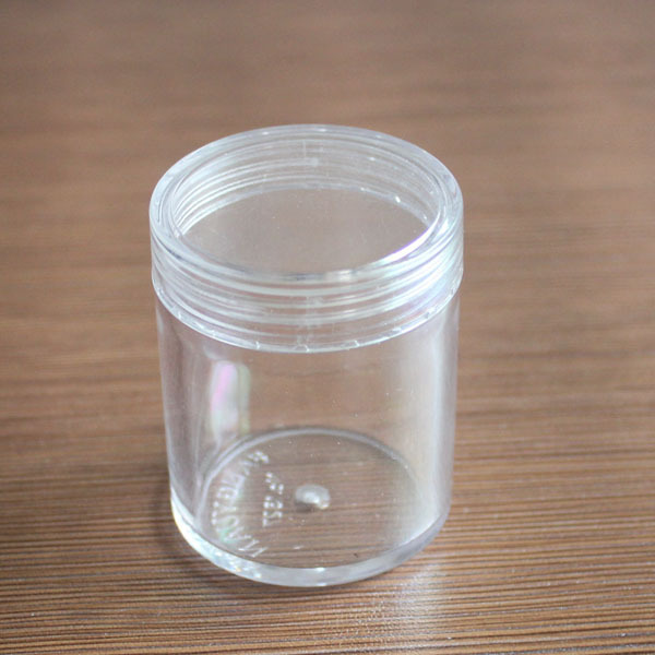 diy食玩塑料容器透明塑料瓶子饰品密封塑料罐子螺旋上下盖小瓶
