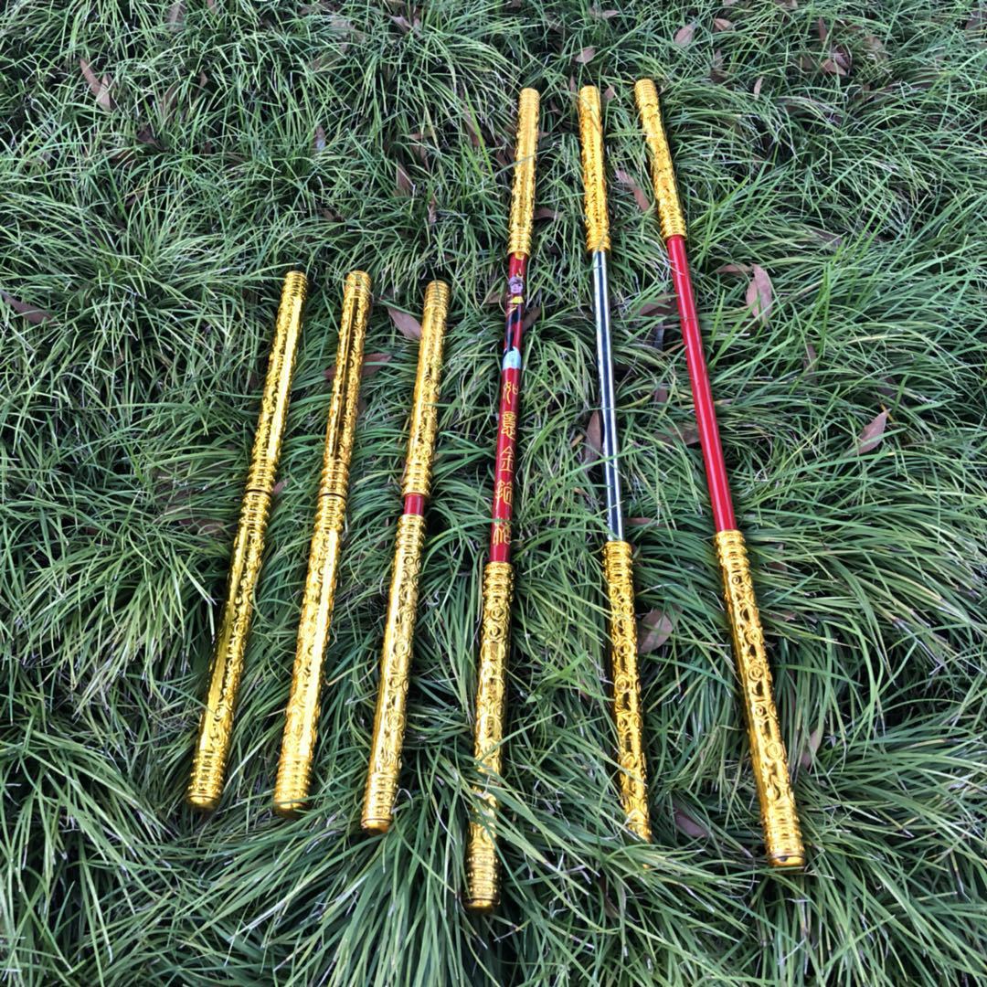 新款伸缩不锈钢孙悟空如意铁金箍棒成人儿童玩具金箍棒庙会爆款