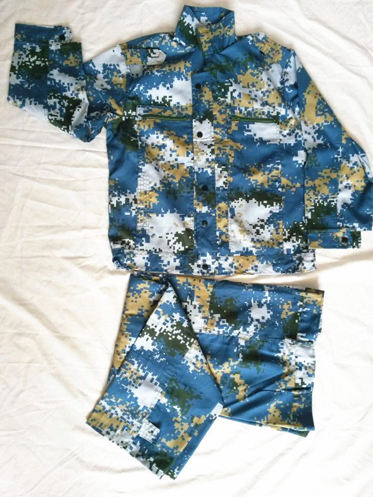 户外军迷工作服特种兵97款式平纹海洋数码迷彩服套装学生军训服装