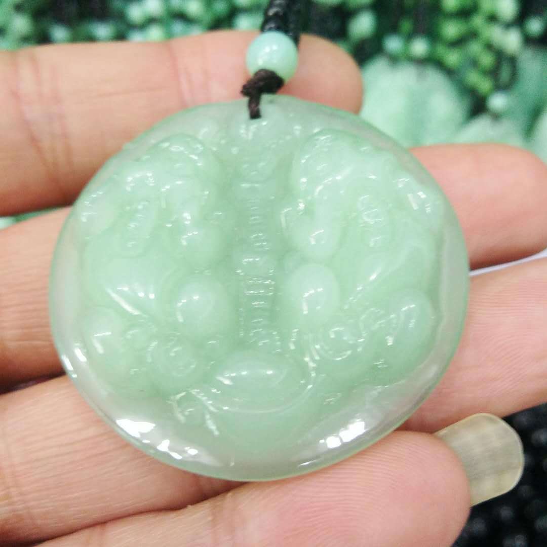 仿玉平安扣貔貅如意吊坠项链男女情侣款式项链小饰品挂件活动礼品