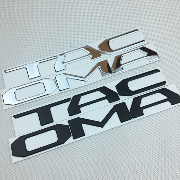 适用于丰田坦途车标 tacoma车标 塔库玛皮卡后尾箱贴标 立体车贴