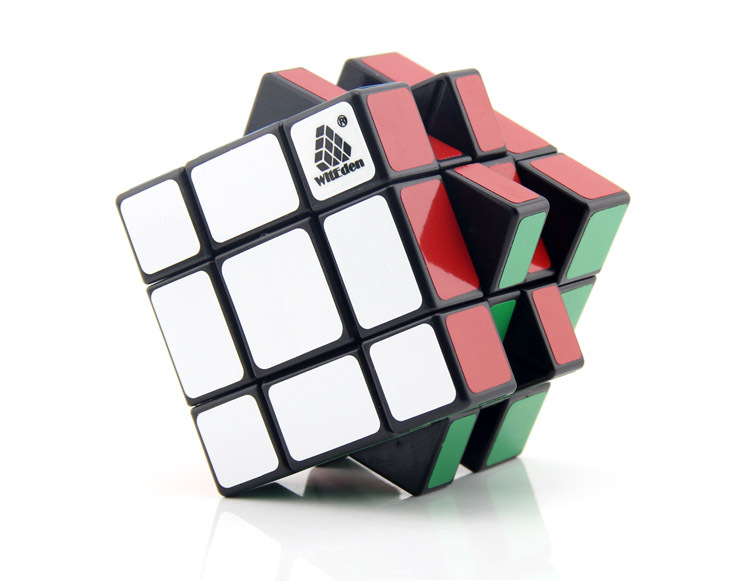 智力乐园混元奥斯卡334魔方黑色 异型比赛专用手感顺滑魔方玩具
