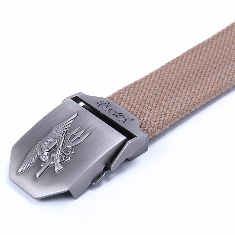 封狼居胥海军陆战队帆布腰带户外战术男正品休闲军迷y1019