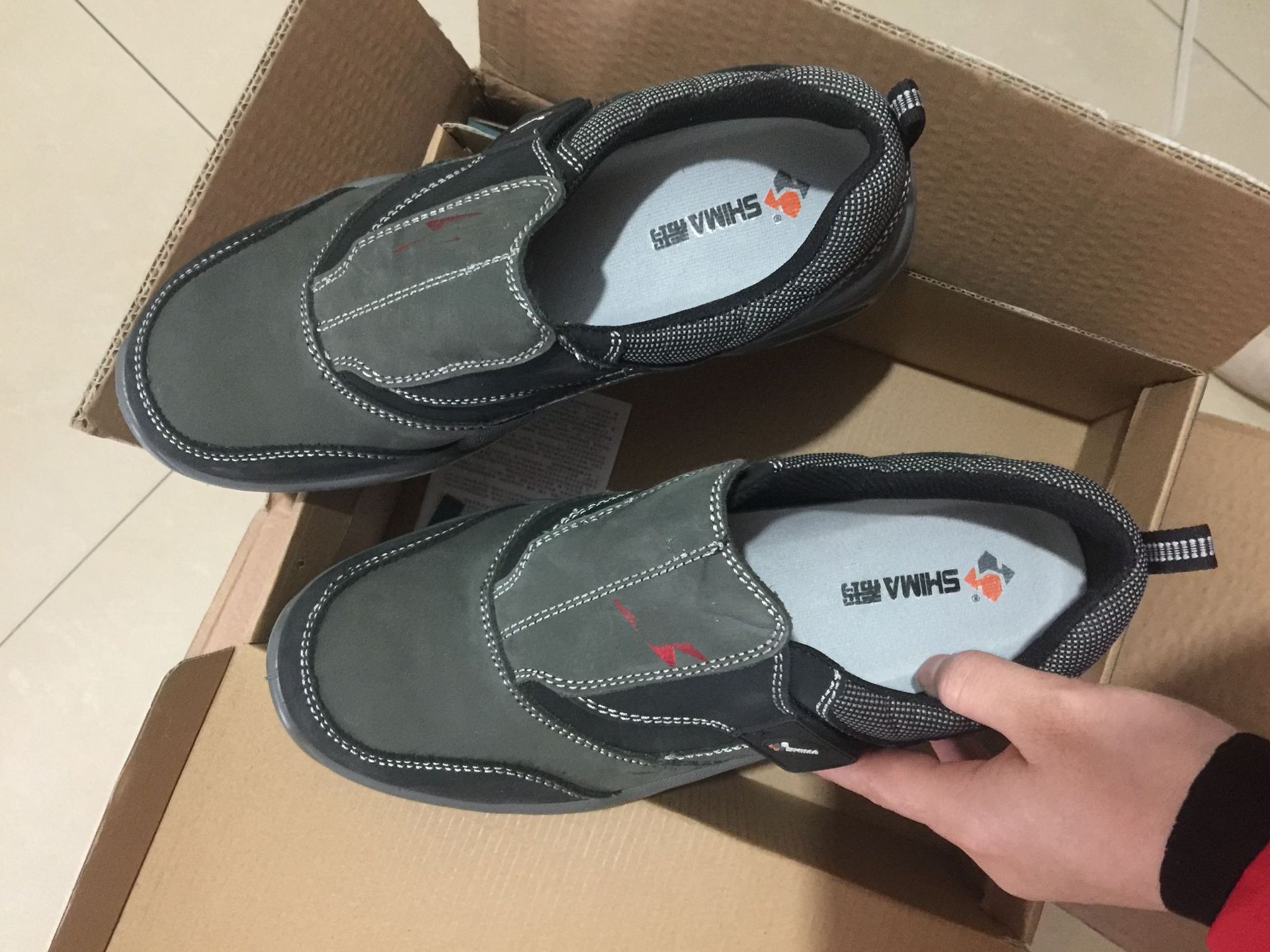 希玛76517防砸防刺穿安全鞋进口牛皮劳保鞋防静电绝缘安全鞋