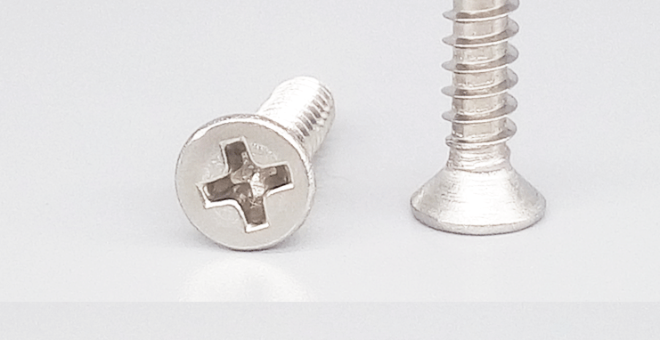 304不锈钢平头自攻螺丝/十字槽沉头螺钉/st2.0-st6.3/环保rosh不