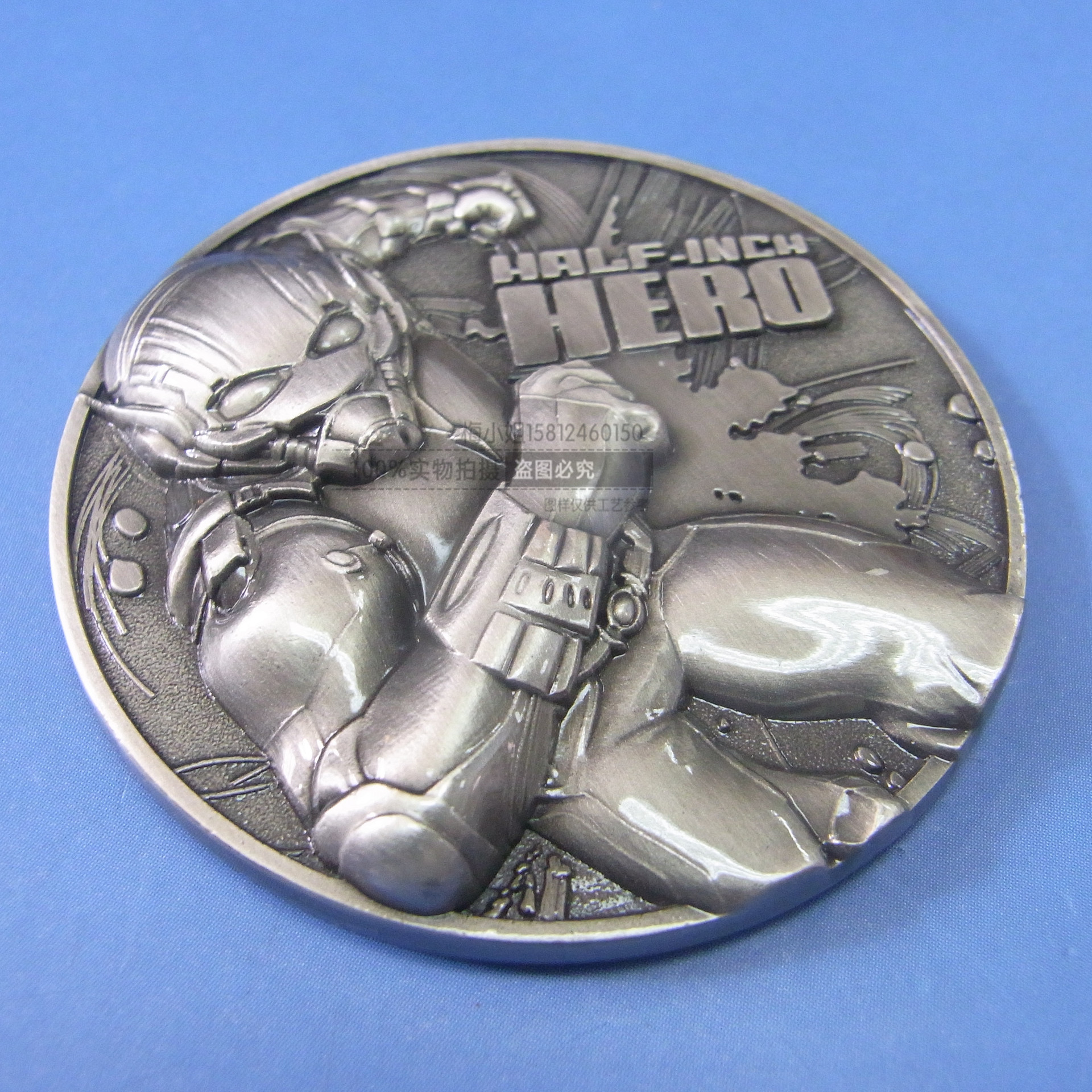 电影周边 人物金属徽章 仿古纪念币 浮雕卡通奖牌