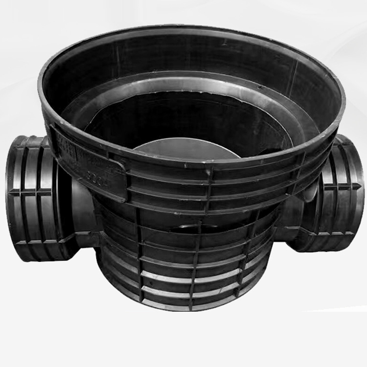 厂家直销hdpe塑料检查井 沉泥直通井座规格齐全一次注塑检查井