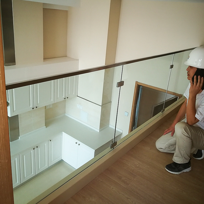 玻璃栏板 户外室内玻璃栏板 阳台围栏 楼梯防护栏 钢化玻璃栏板