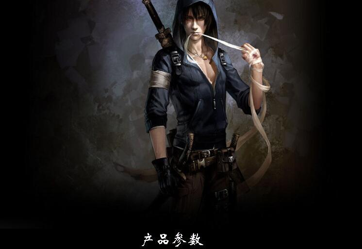 盗墓笔记黑金古刀 闷油瓶张起灵小哥动漫cosplay武器道具 未开刃