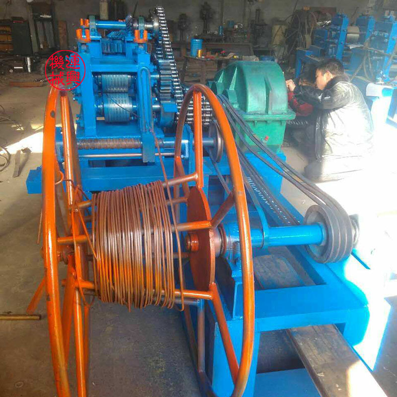 边料轧圆机设备废料扁丝轧圆机器连兴轧丝机价格