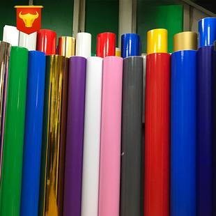 单色反光膜广告级 卡丹叶氏硅藻泥专用即时贴不干胶 户外广告材料