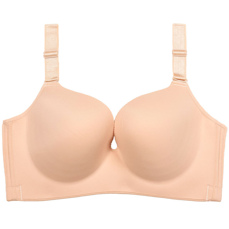 f罩杯文胸深杯大胸文胸200斤胖mm厂家直销一片式无痕一件代发内衣