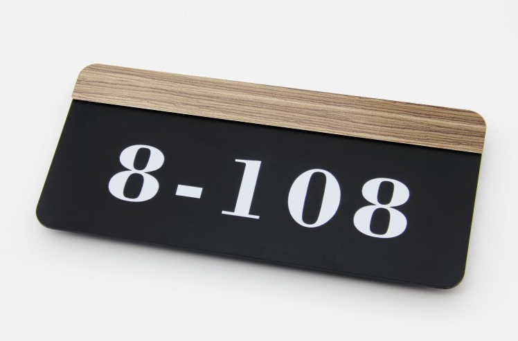 亚克力房间宾馆酒店包厢包间数字门牌号号码牌楼栋单元楼层牌定制