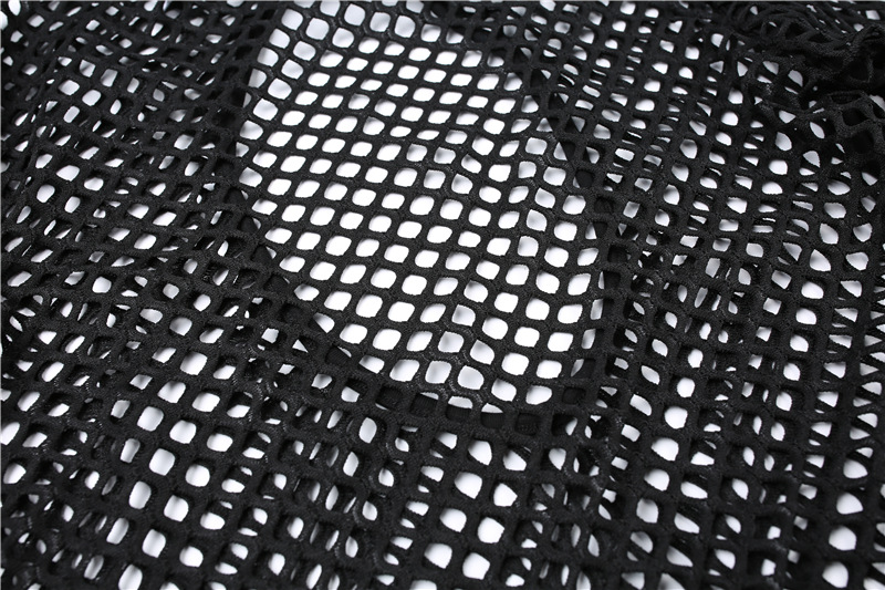 速卖通欧美2020wish新款夏季女装网纱镂空性感塑身连体衣批发