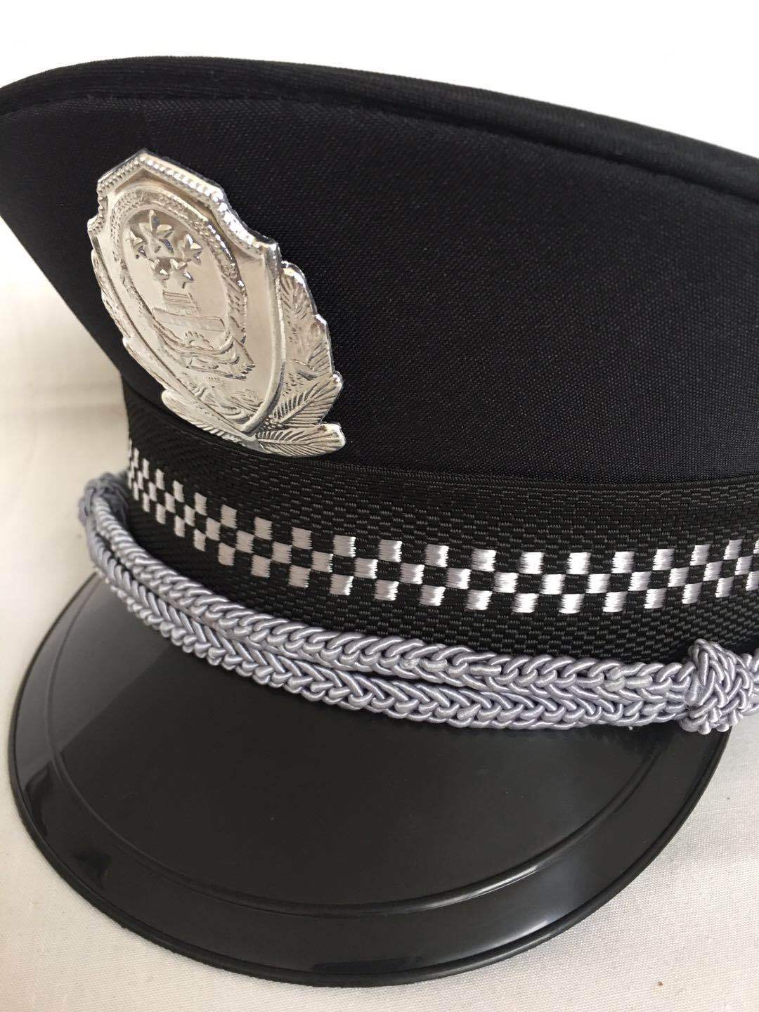 批发新式保安帽 大檐帽 新式保安大沿帽 保安值勤帽 保安工作帽