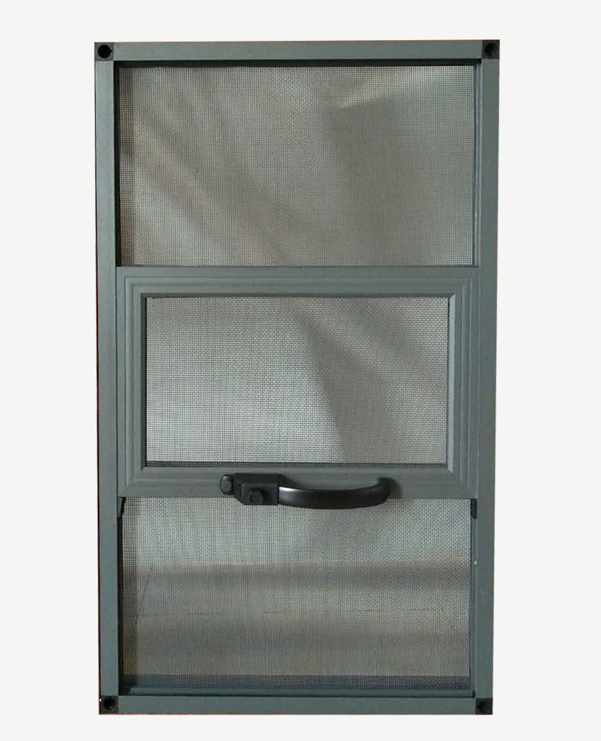 欧安特易拆洗三趟式金刚网纱窗 框中框上下趟纱窗铝型材厂家直销