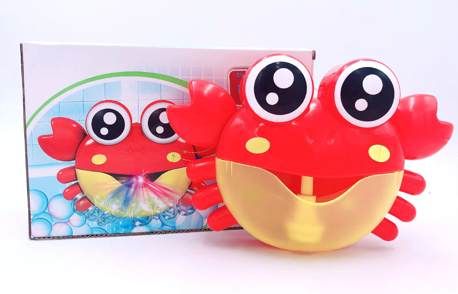 抖音同款 螃蟹泡泡机 蟹泡泡沐浴玩具 螃蟹洗澡泡泡机 小螃蟹泡泡