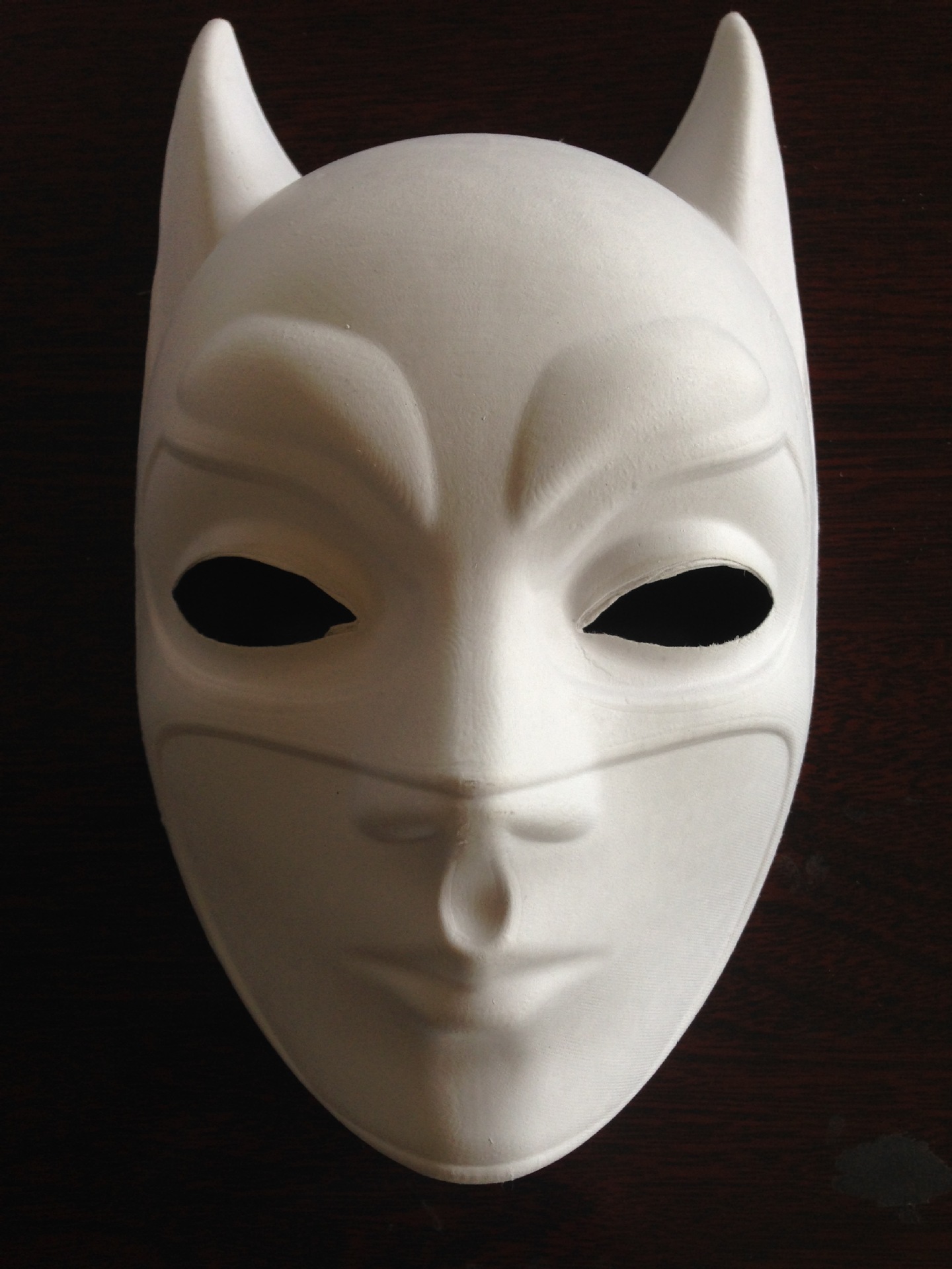 diy白色纸浆面具手绘面具 儿童幼儿园教具纸浆面具 万圣节diy面具