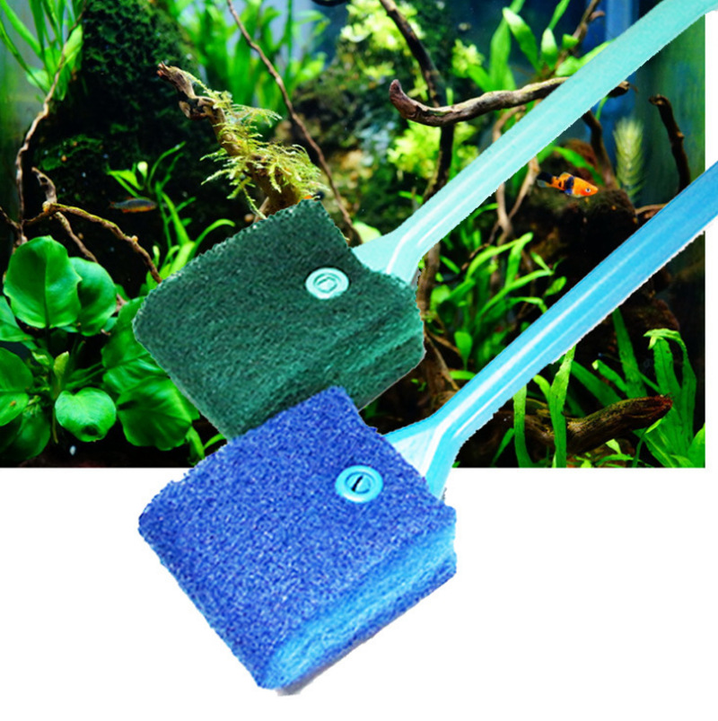 水族箱玻璃刷鱼缸清洁工具鱼缸刷长柄鱼缸刷子加长鱼缸玻璃擦