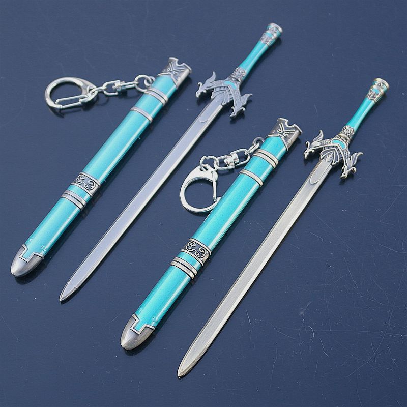 影视周边青云志诛仙武器天邪剑 陆雪琪合金剑鞘兵器钥匙扣
