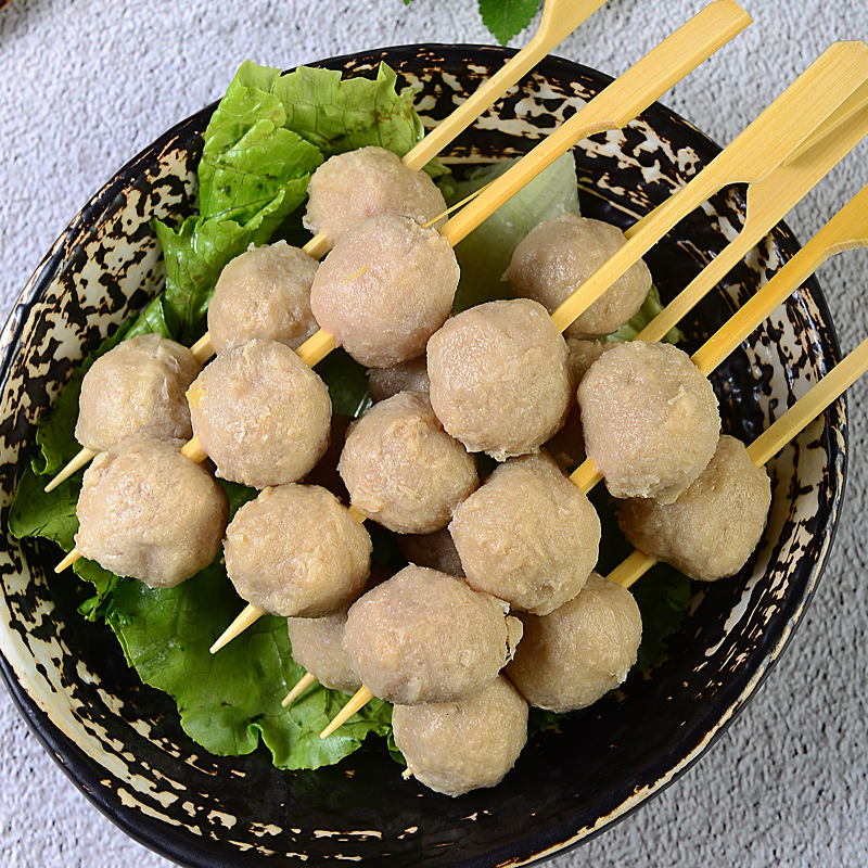 关东煮食材贡丸10串360g火锅串串香麻辣烫便利店批发供应商鱼丸