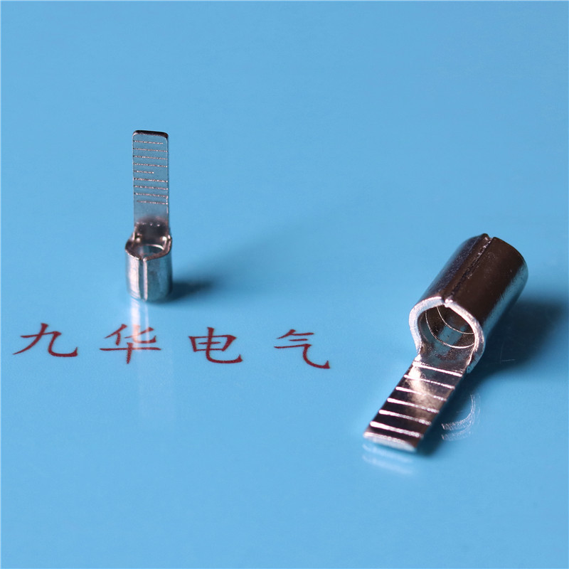 25-14片形裸端头冷压接线端子接线鼻子铜线耳0.5-1.5mm平方