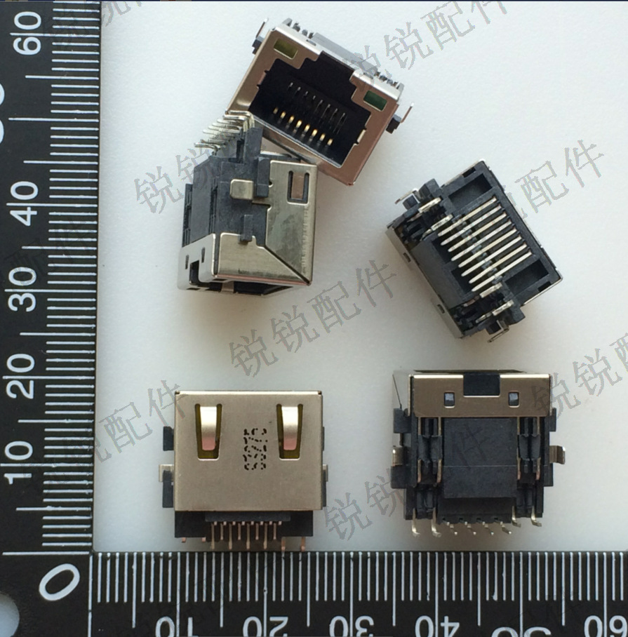 全新原装 惠普hp 笔记本常用 网卡接口 rj45网口 网络接口 12针