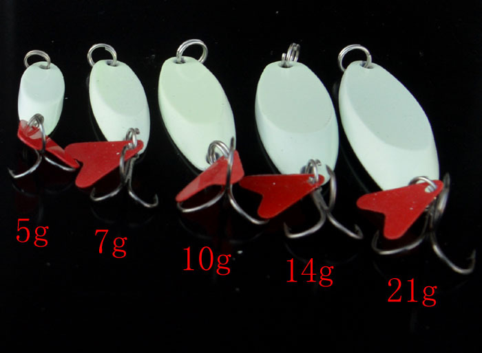 畅钓7g-28g夜光斜切亮片路亚饵硬假饵拟饵渔具钓具威海厂家批发