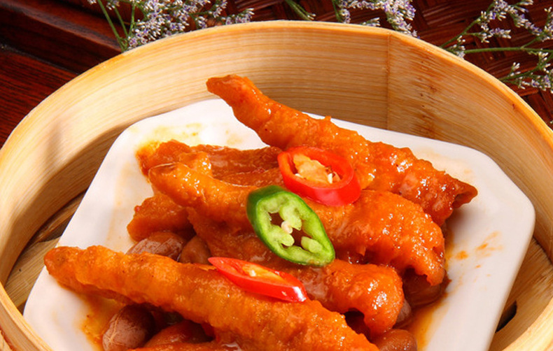 广州酒家利口福紫金酱凤爪250g广式茶楼点心广东餐厅速冻鸡脚鸡爪