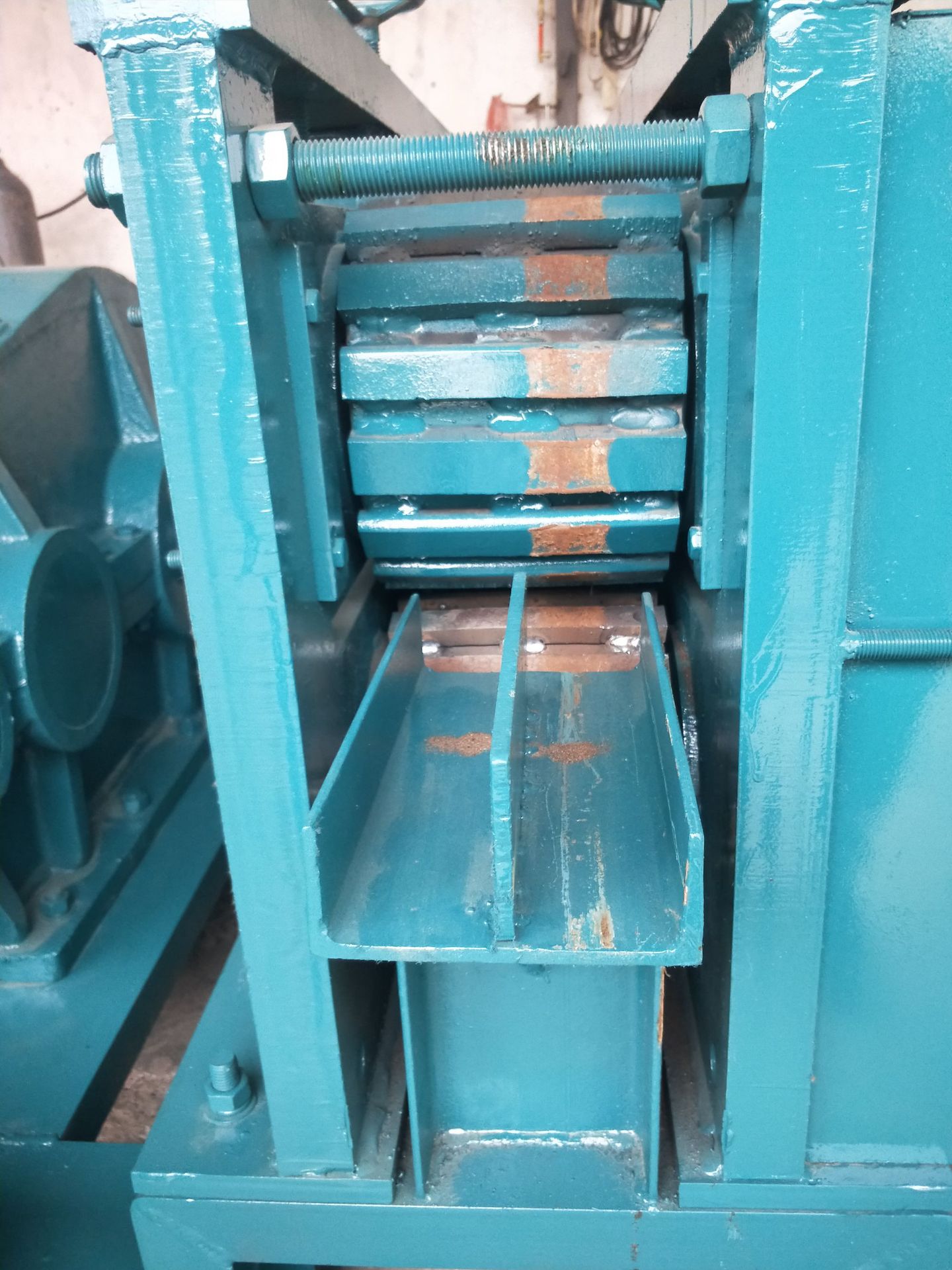 废旧架子管压扁切断一体机 钢管压扁切断机 厂家直销