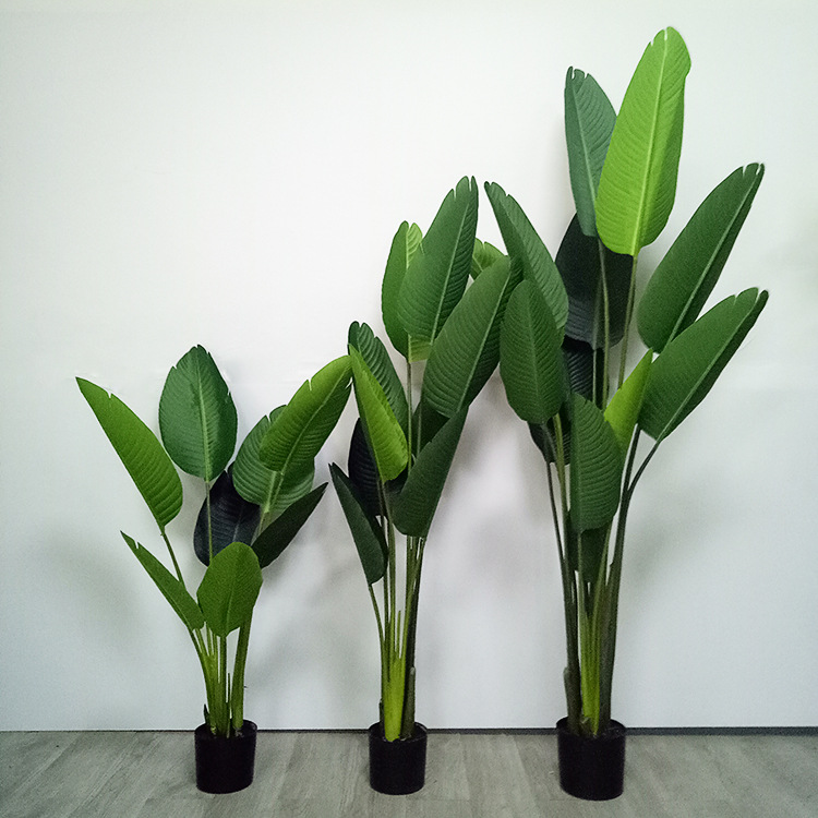 源鑫工艺仿真旅人蕉盆栽