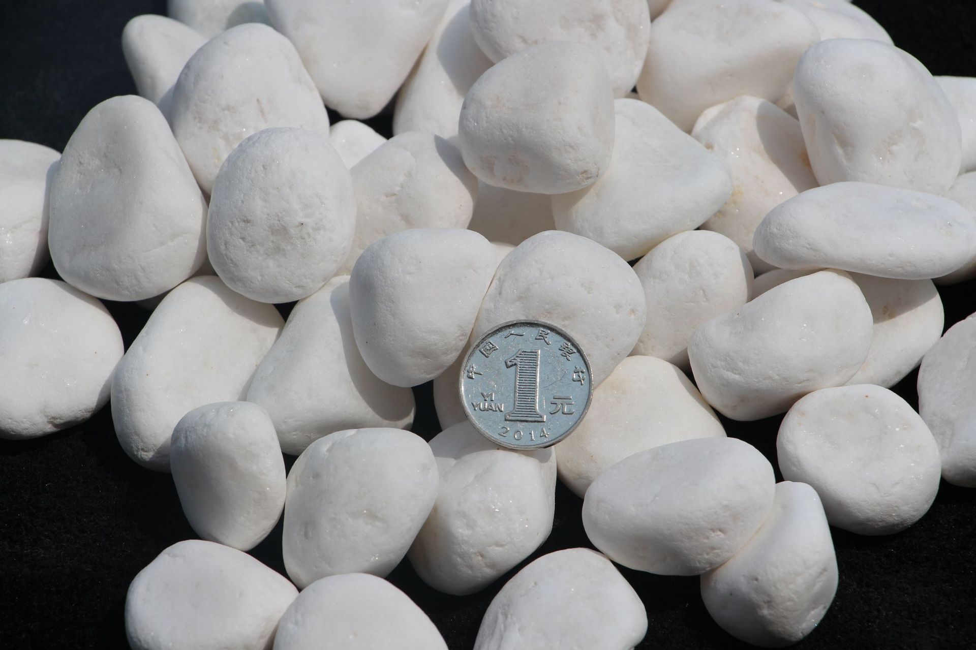 白石子鹅卵石白石头汉白玉彩石园艺盆栽石头多肉铺面庭院造景