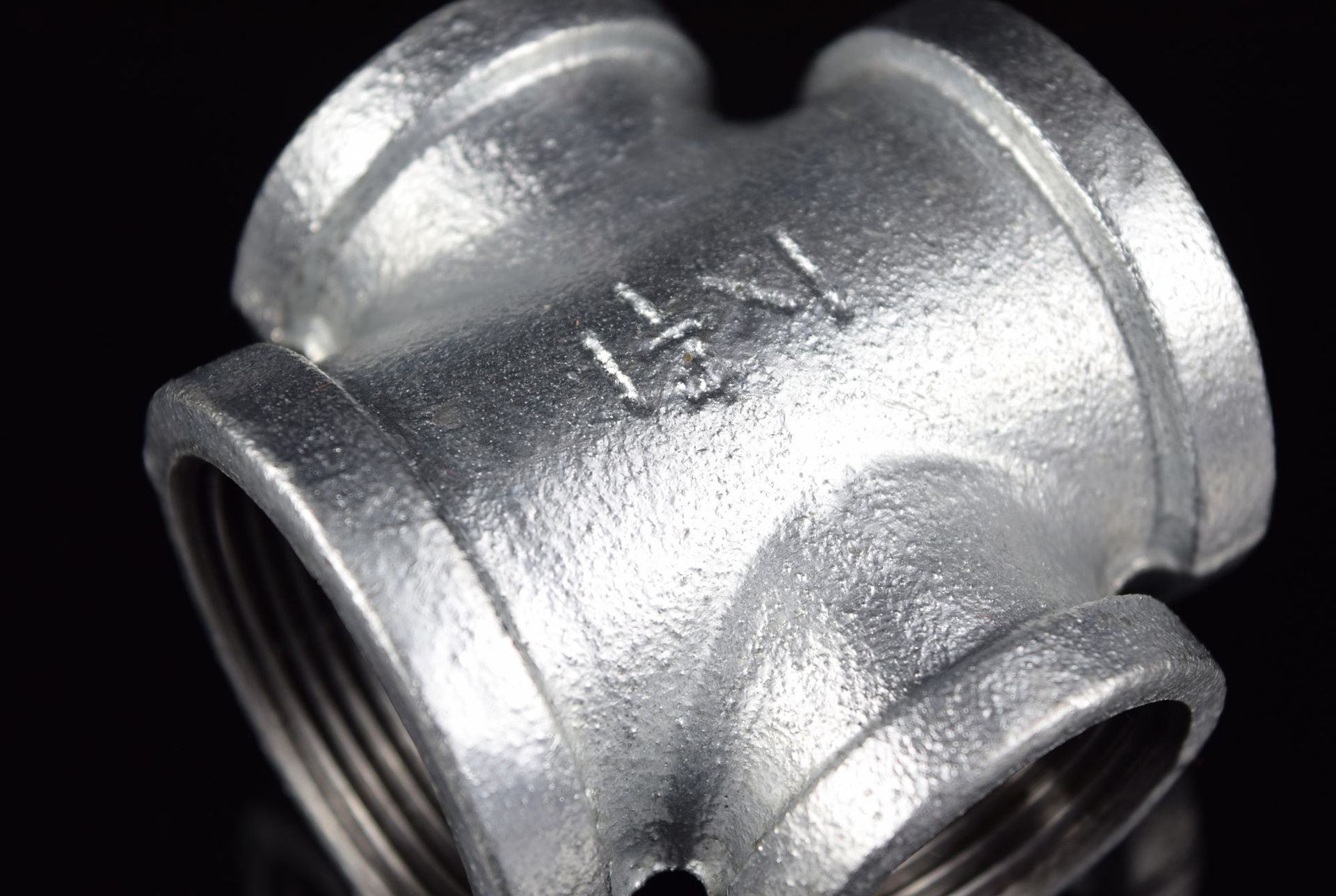 【整包批发】tg牌 异径四通 镀锌铸铁丝接管件(厂价优惠)