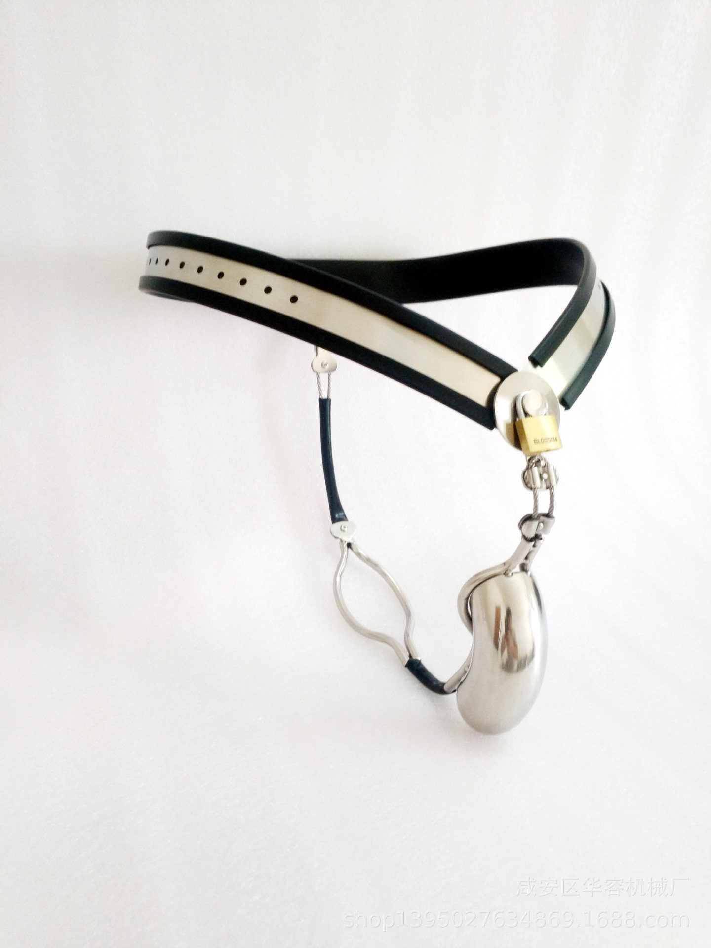 华蓉带锁新式轻便版cb贞操锁emcc卡拉拉不锈钢贞洁裤内裤防狼裤