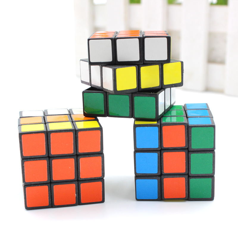 Children's Toys Educational Third-Order Rubik's Cube Diameter 3cm Intelligence Rubik's Cube Digital Rubik's Cube Factory Direct Sales Toys