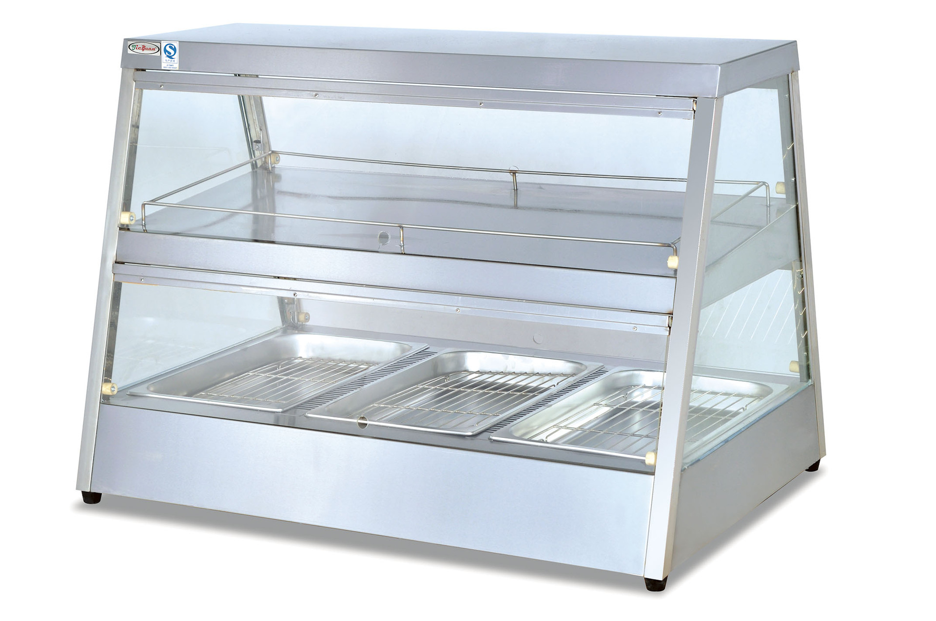 陈列加热保温柜商用展示柜蛋挞保温机汉堡熟食保温箱食品陈列柜