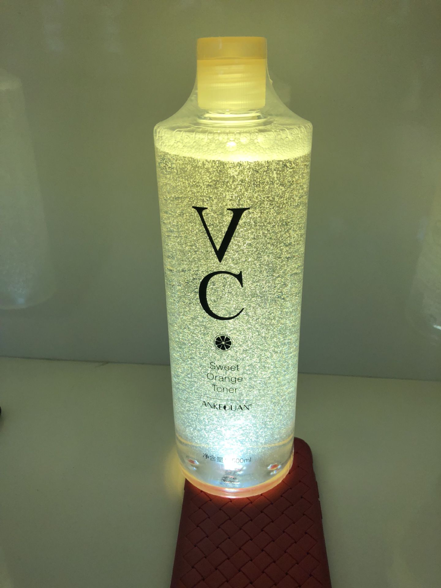 正品安可泉vc水ve小黄瓜.ha玻尿酸爽肤水vc泡泡水500ml